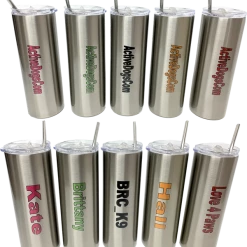 ActiveDogsCom Logo Personalized Stainless Steel Tumbler W/ Metal Straw 20oz -Agility Shop 000017 3 full 89328.1655118327