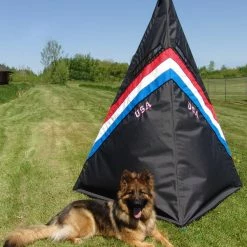 IGP/IPO Telescoping 8' USA Protection Blind - Set Of 6 -Agility Shop 109002 full 84055.1638911390