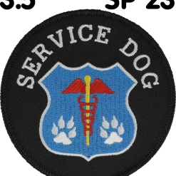 Embroidered Specialty Service Dog Patches -Agility Shop 23 full 17896.1650278757