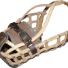 Leather German Agitation Basket Muzzle