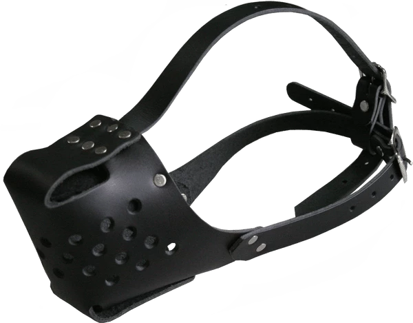 Standard Working Leather Dog Muzzle 1 Standard Working Leather Dog Muzzle