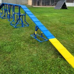 Agility PVC Deluxe Double Dog Walk Bases W/Side Ramps -Agility Shop 350789 3 97567.1666353462
