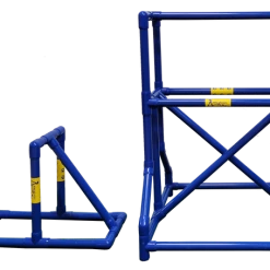 Agility PVC Deluxe Double Dog Walk Bases W/Side Ramps -Agility Shop 350789 5 63708.1664381568