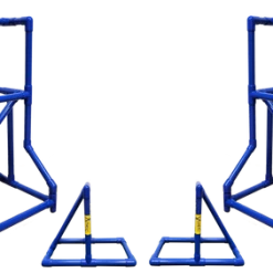 Agility PVC Deluxe Double Dog Walk Bases W/Side Ramps -Agility Shop 350789 9 83523.1664381568