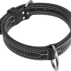 Center D-Ring Leather Dog Collar 1.5" -Agility Shop 401615 1 full 39247.1638911425
