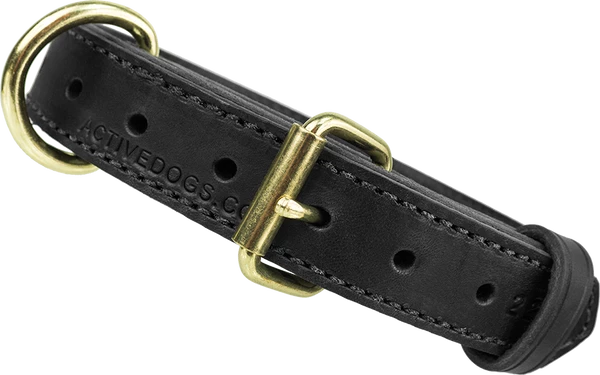Military Spec Leather Dog Collar 1.25" 3 Military Spec Leather Dog Collar 1.25" - Image 3