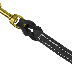 Braided Leather Dog Leash 1/2" -Agility Shop 401716 BK 1 full 41477.1638911434