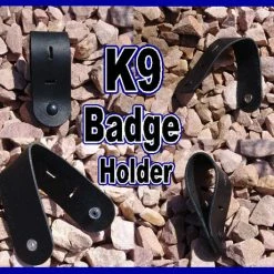Leather K9 Badge Holder -Agility Shop 404700AD2 83213.1638911345