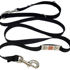 Hands Free 7' Leash W/ Chrome Service Dog ID Tag 13 Hands Free 7' Leash W/ Chrome Service Dog ID Tag -Agility Shop 407019 1 full 10661.1638911531