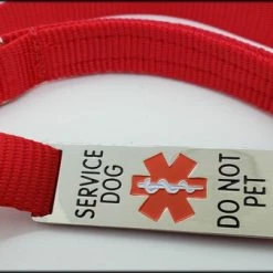 Hands Free 7' Leash W/ Chrome Service Dog ID Tag 15 Hands Free 7' Leash W/ Chrome Service Dog ID Tag -Agility Shop 407019 4 full 60255.1638911516