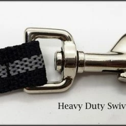 Reflective Service Dog 5' Leash W/Chrome Service Dog ID Tag -Agility Shop 407022 6 full 54191.1638911474