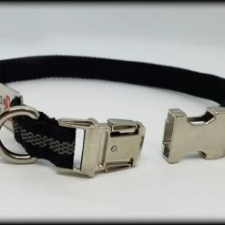 Reflective Service Dog Collar W/Chrome Service Dog ID Tag -Agility Shop 407023 10 full 77359.1638911500
