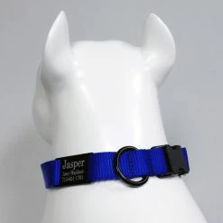 Personalized ID Nylon Dog Collar - 1" -Agility Shop 407035 10 full 56500.1647863650