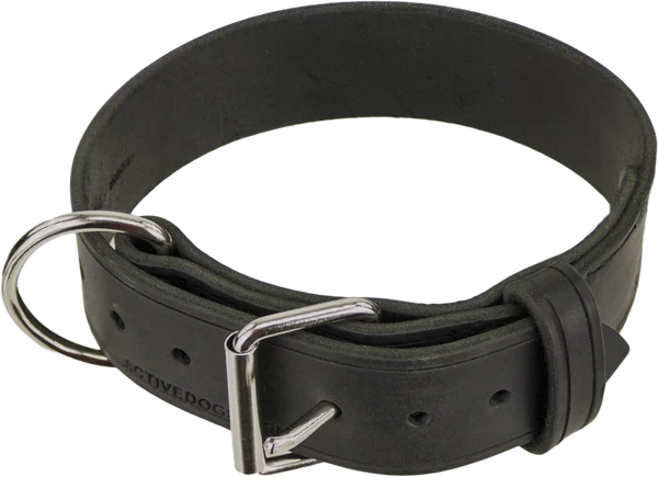 Leather Agitation Dog Collar 2" 1 Leather Agitation Dog Collar 2"