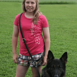 Ultimate Leather Hands Free Dog Leash 6' -Agility Shop 407503 4 full 01295.1638911422