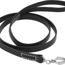 Leather Dog Leash With Herm Sprenger Snap 3/4"