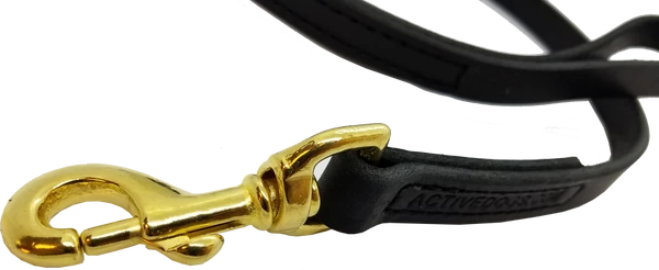 Military Spec Leather Dog Leash 3/4" 2 Military Spec Leather Dog Leash 3/4" - Image 2