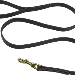Military Spec Leather Dog Leash 3/4" 9 Military Spec Leather Dog Leash 3/4" -Agility Shop 408174BK full 24002.1638911416