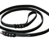 Braided Leather Dog Leash 1"