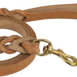 CaliberDog Braided Leather Leash 5.5' -Agility Shop 424282 3 full 58724.1638911441
