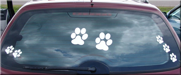 Vinyl Paw Print Decals 3 Vinyl Paw Print Decals - Image 3