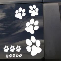 Vinyl Paw Print Decals 7 Vinyl Paw Print Decals -Agility Shop 509200 4 full 22133.1638911343