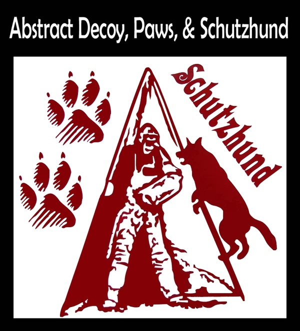 Schutzhund Collage Decals 2 Schutzhund Collage Decals - Image 2