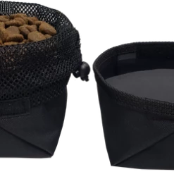 Portable Food & Water Dog Bowl Set