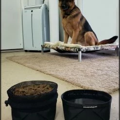 Portable Food & Water Dog Bowl Set -Agility Shop 601114 25 full 39654.1638911353