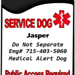 Service Dog Card Caddy - Do Not Separate Or Custom Text 7 Service Dog Card Caddy - Do Not Separate Or Custom Text -Agility Shop 701207 C 2 full 30520.1638911521