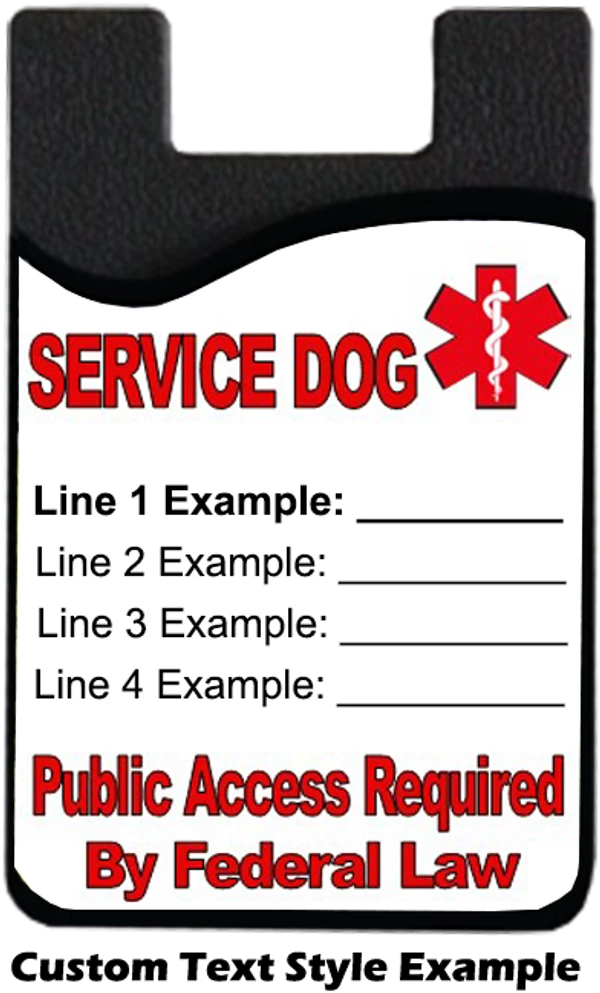Service Dog Card Caddy - Do Not Separate Or Custom Text 5 Service Dog Card Caddy - Do Not Separate Or Custom Text - Image 5