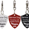 Service Dog Engraved Travel ID Tag