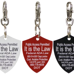 Service Dog Engraved Travel ID Tag -Agility Shop 701213 2 full 08360.1644842129