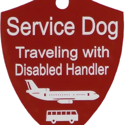 Service Dog Engraved Travel ID Tag -Agility Shop 701213 5 full 93456.1644842129
