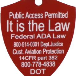 Service Dog Engraved Travel ID Tag -Agility Shop 701213 6 full 51227.1644842129