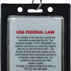 Service Dog Clip-On ID Carrier -Agility Shop 701216 2 full 79604.1638911456