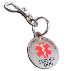 Service Dog Tag Medical Alert - ADA Access Required Chrome Tag -Agility Shop 701218 1 full 03821.1650884481