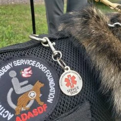 Service Dog Tag Medical Alert - ADA Access Required Chrome Tag -Agility Shop 701218 4 full 46323.1650884481