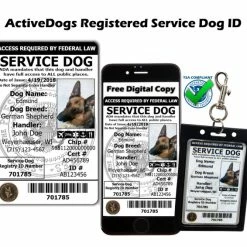 2pk Service Dog Photo ID Card + 2 Carriers + Free Registration + Digital Copy For Airline Travel -Agility Shop 701221 101 Ad 81893.1656416633.1280.1280 50694.1673628351