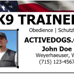 Dog Trainer Identification Card + Free Digital Copy -Agility Shop 701227 4 full 77693.1638911477