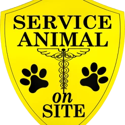 Engraved Service Animal Sign -Agility Shop 701231Y full 44911.1638911416