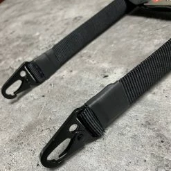 Rigid Clip-On Service Dog Bridge Handle W/Chrome Service Dog ID Band - 12" -Agility Shop 704501 3 full 60925.1638911494