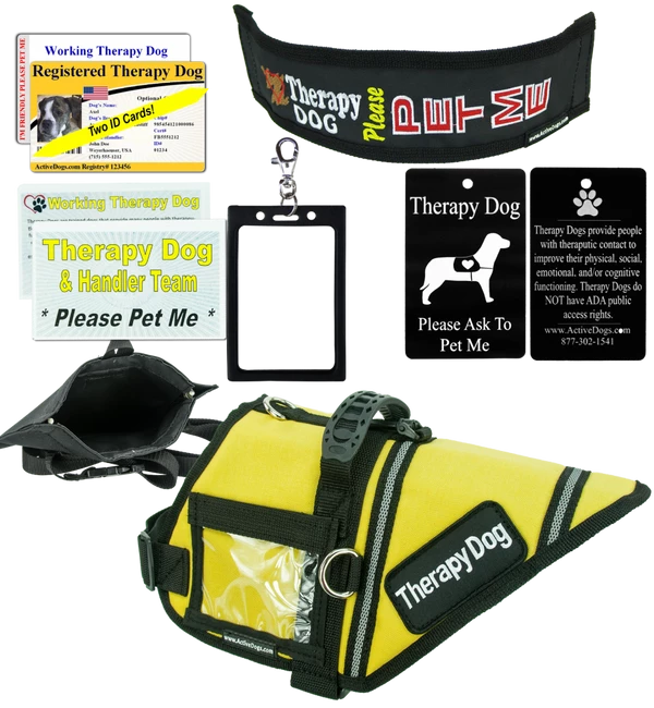 Premium Therapy Dog Starter Kit 1 Premium Therapy Dog Starter Kit