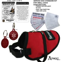 Standard Small Service Dog Vest Starter Kit