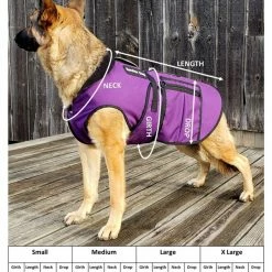 Cold Weather Service Dog Coat -Agility Shop 707327Measurement20Chart full 83203.1638911377