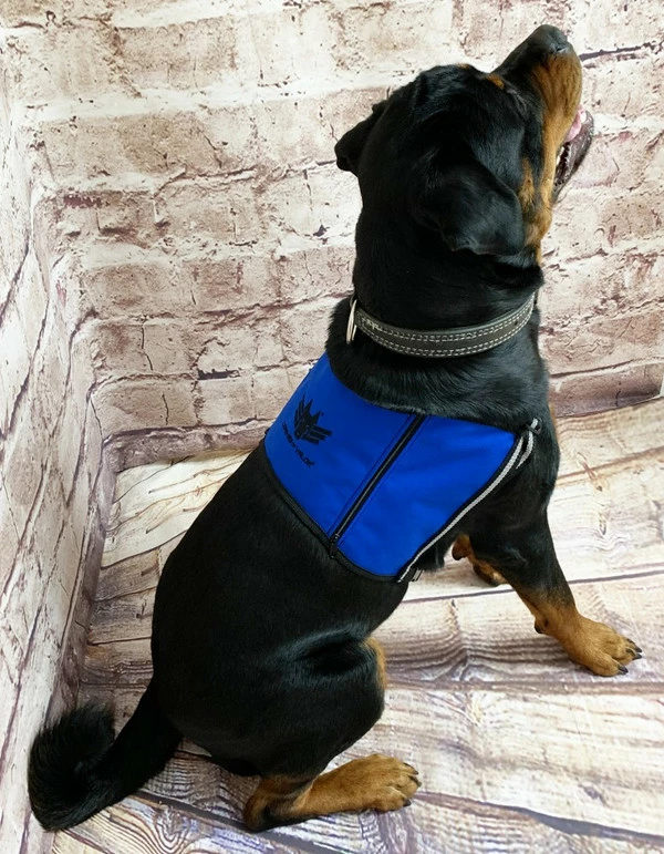 Custom Logo/Text Service Dog Starter Cape W/ Zipper Pockets 4 Custom Logo/Text Service Dog Starter Cape W/ Zipper Pockets - Image 4