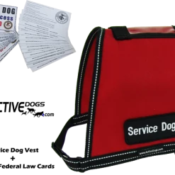Service Dog ID Cape Vest + Free ADA Federal Law Cards -Agility Shop 707532 10 full 28932.1638911471