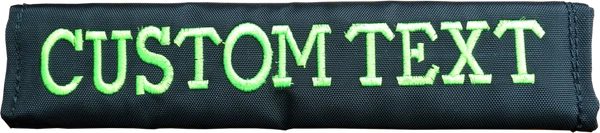 Custom Text Leash Wrap & Chest Strap Cover 8 Custom Text Leash Wrap & Chest Strap Cover - Image 8