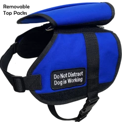 Service Dog Saddle Bag Harness Vest W/ Removable Packs -Agility Shop 707552 104 full 83232.1646859035