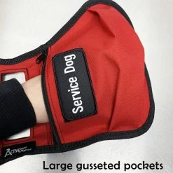 Service Dog Saddle Bag Harness Vest W/ Removable Packs -Agility Shop 707552 107 full 46495.1646859035